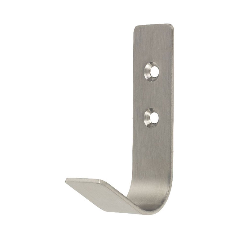 Stainless Flat Coat Hook